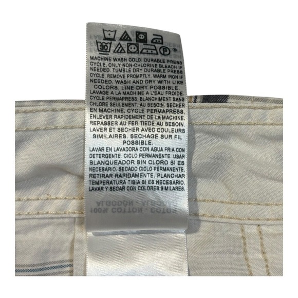 Levi Strauss Signature Cargo Shorts Plaid Casual‎ Outdoor Everyday Men Size 40 - Picture 8 of 8